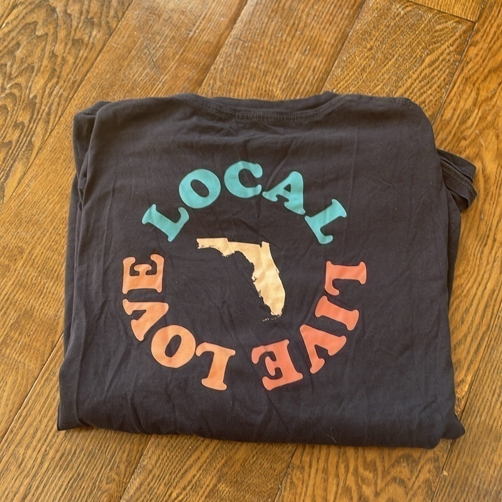 EUC Gray Long Sleeve State of Mine Florida T-shirt Size XL - Picture 3 of 5